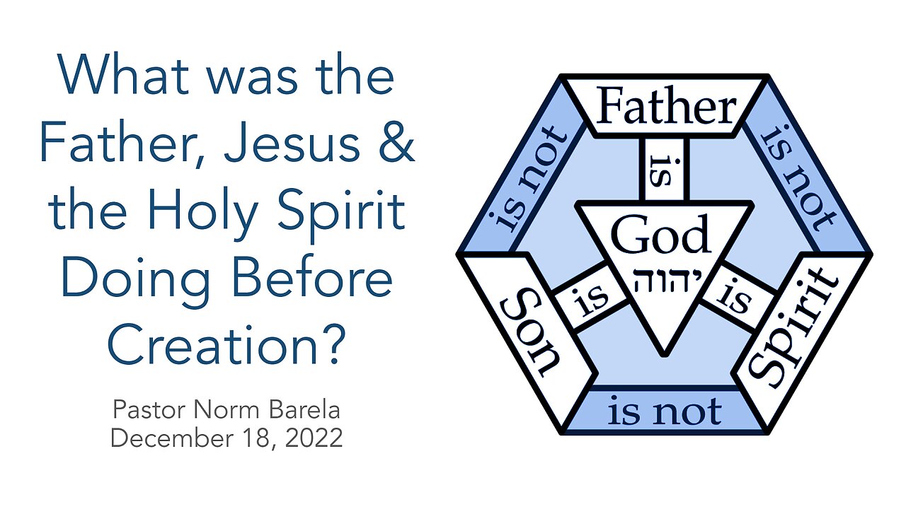 What Was The Father, Jesus & The Holy Spirit Doing Before Creation?