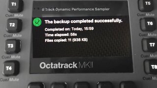 Backing up Octatrack with ease!!!