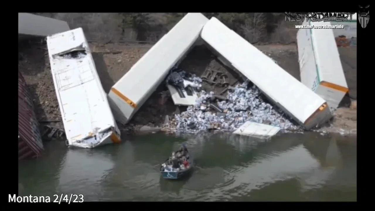 WATCH THE WATER #6 Déraillement de Train en Amérique (Extrait NostradaNews 113)