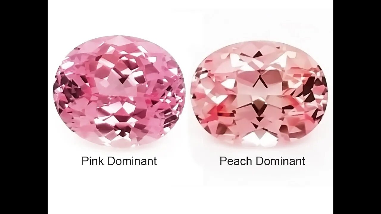 Chatham Oval Champagne Sapphires: Available in Pink Dominant and Peach Dominant