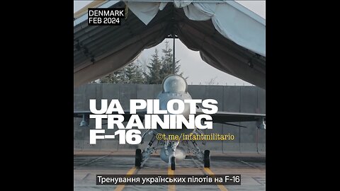 Ukrainian flight technical personnel training for F-16 fighters in Denmark