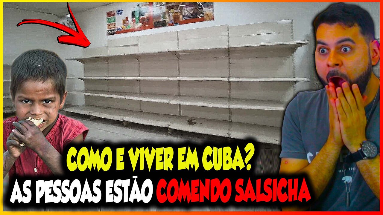 COMO É VIVER EM CUBA? AS PESSSOAS ESTÃO COMENDO SALSICHA PARA NÃO M0RR3R3M DE FOME