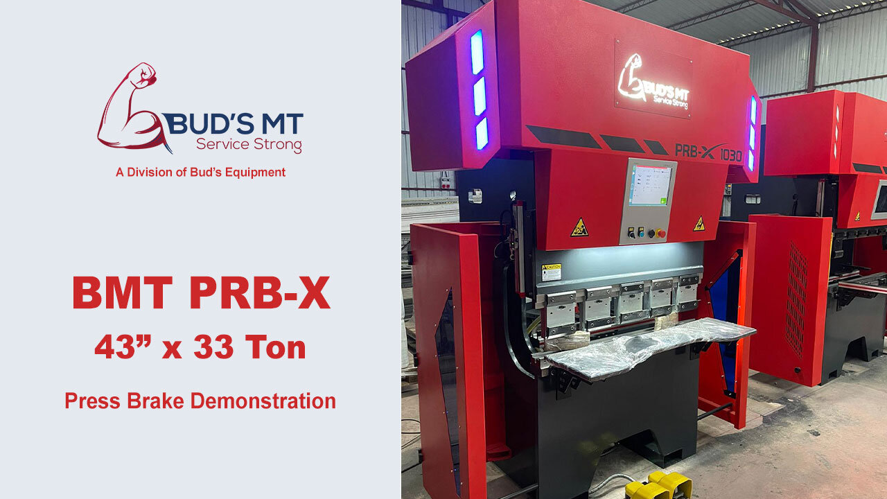 BMT PRB X 1030 Press Brake Demo 1