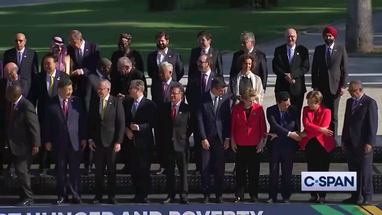 BREAKING: World leaders at G20 take the group photo without Biden, then walk off "WHERE'S BIDEN??"