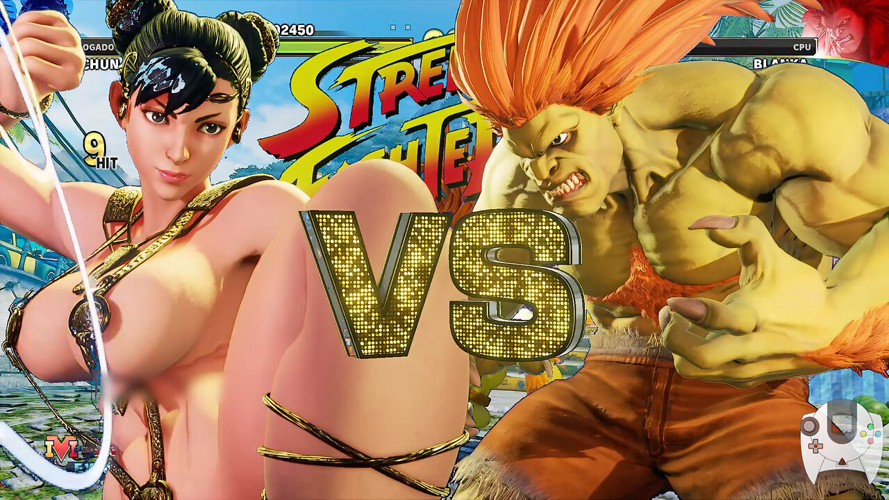 Street Fighter 5 Champion: Edition Chun-Li vs Blanka