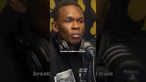 Israel Adesanya on training the body and mind #honeybadgerhour #stylebender