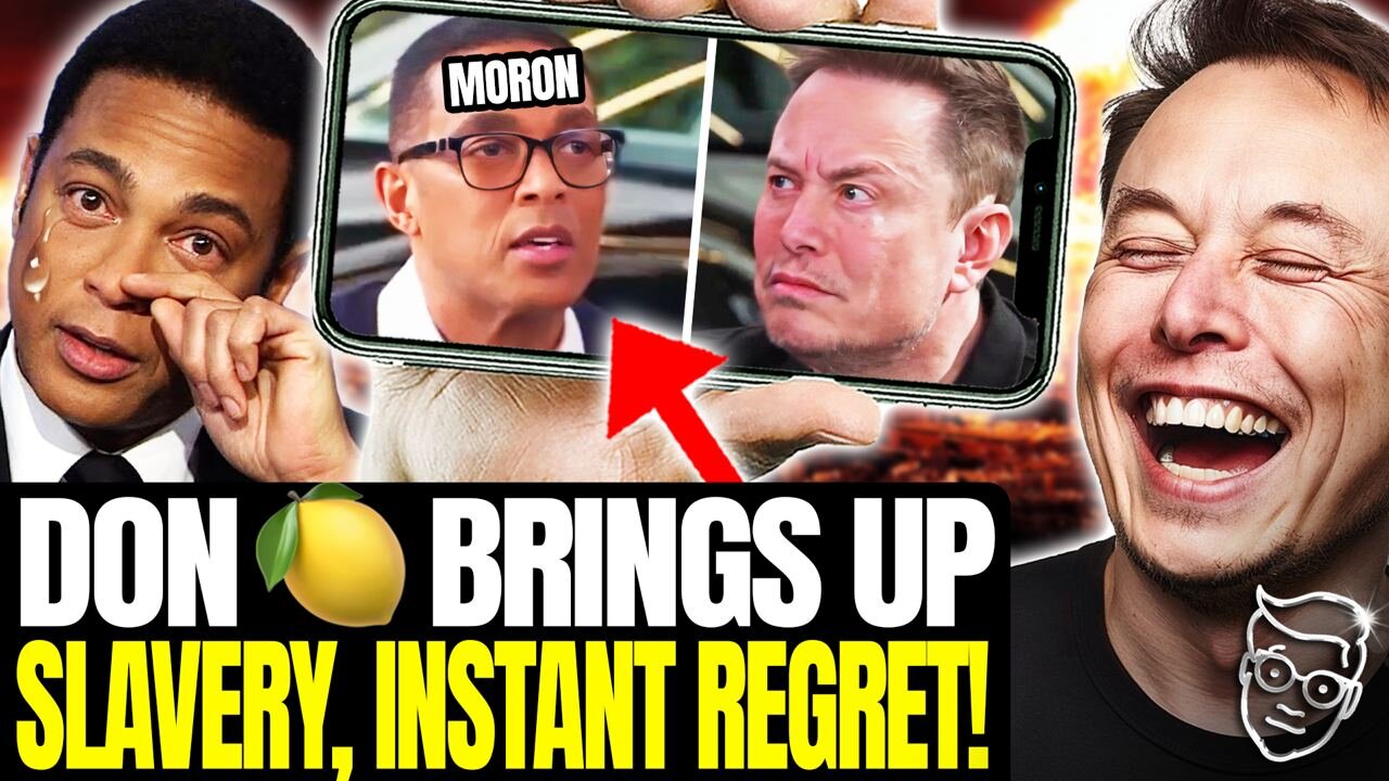 Don Lemon GASPS As Elon Explains The TRUTH About Slavery: 'EVERYONE Was a Slave' | Instant REGRET