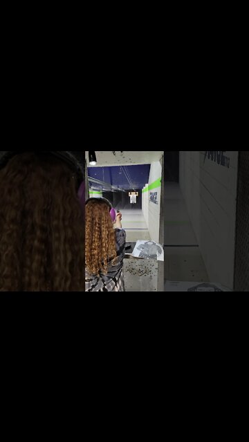 Faith Sanson happy 13th birthday. First time on the range.