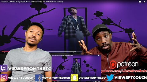The Kid LAROI, Jung Kook, Central Cee - TOO MUCH (Official Video) VFTC REACTION!!