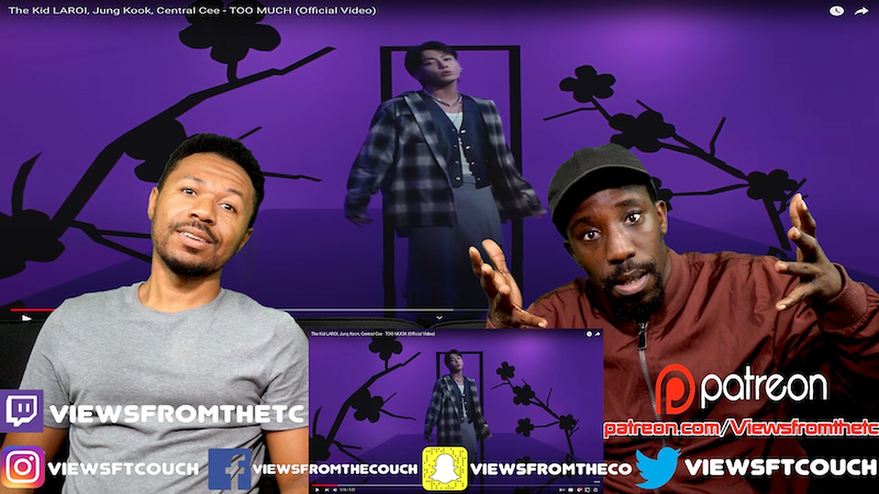 The Kid LAROI, Jung Kook, Central Cee - TOO MUCH (Official Video) VFTC REACTION!!