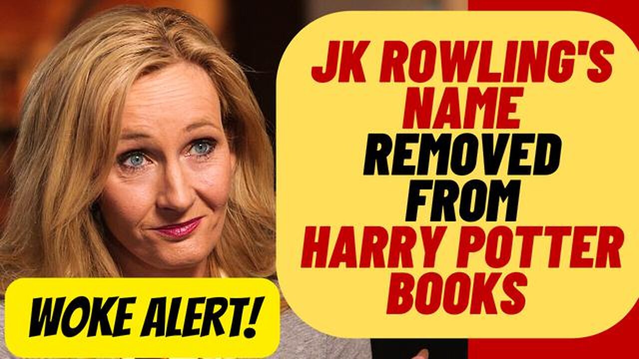 ACTIVIST REMOVES JK ROWLINGS NAME FROM HARRY POTTER BOOKS