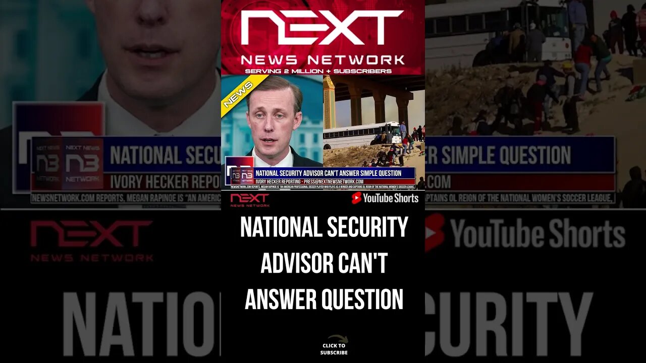 National Security Advisor Can't Answer Simple Question #shorts