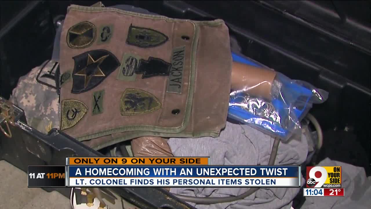 Soldier's keepsakes stolen from mother's home