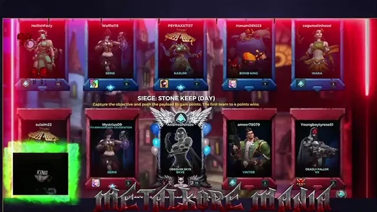Cyraxx live on Kick. "Paladins Matches & Chill". 10/27/2023