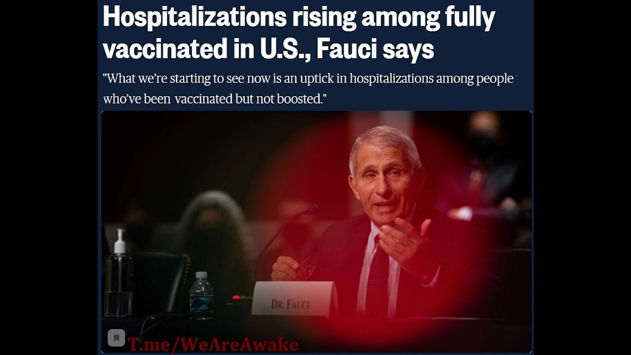 Hospitalizations rising among fully vaccinated in U.S., Fauci says