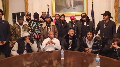 NYC Mayor Eric Adams Meets with Drill Rappers = Death Cults, Politics & Hollywood ALIGNED