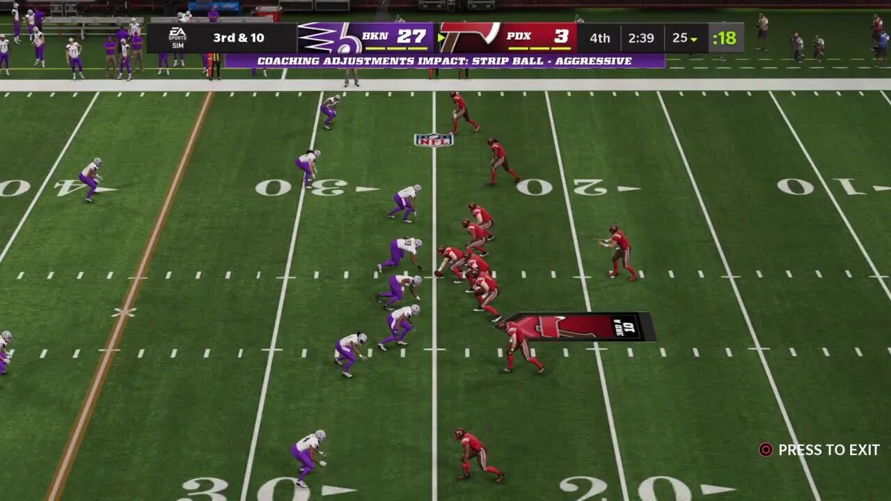 TDFL Football [Season 8/Week 11]: Brooklyn (6-3) @ Portland (8-1)