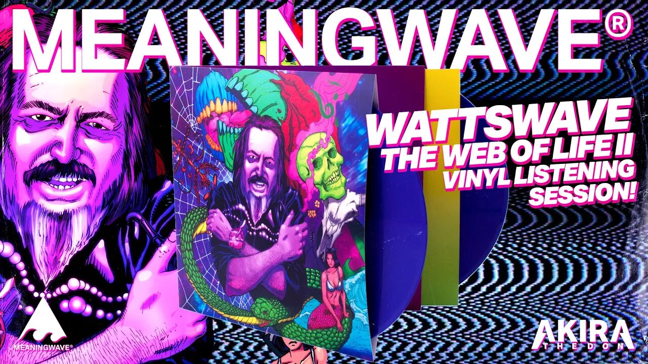 🔴 ALAN WATTS VINYL LISTENING SESSION | WATTSWAVE V THE WEB OF LIFE II