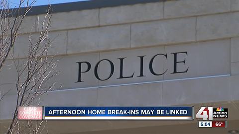 Leawood, KCPD investigating home break-ins