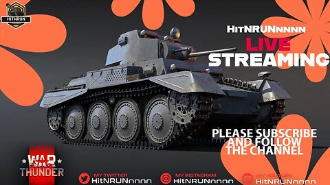 HitNRUNnnnn Live Stream Get Ready for War Thunder: Let the Games Begin!