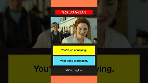 Test d'anglais avec Titanic ✪ Part 2