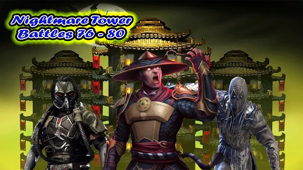 MK Mobile. Nightmare Tower Battles 76 - 80 Mortal Kombat