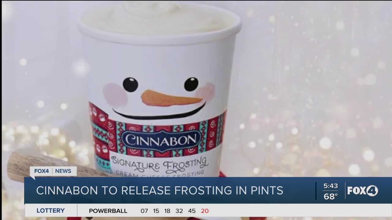 Cinnabon to release frosting pints