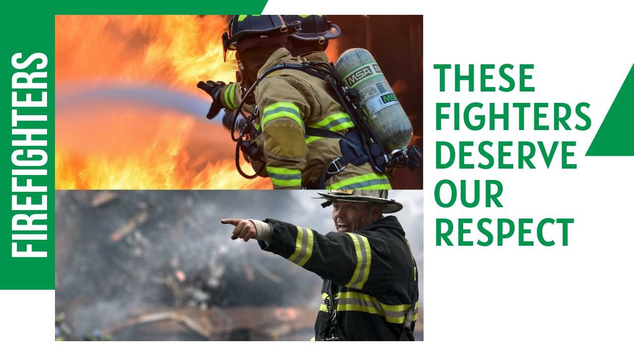 firefighters - this professional save lives every day