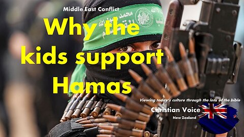 Why the kid's support Hamas