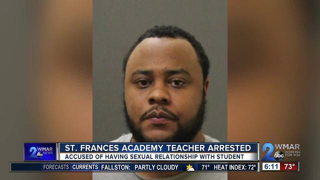 St. Frances Academy teacher charged with 6 counts relating to sexual abuse minor