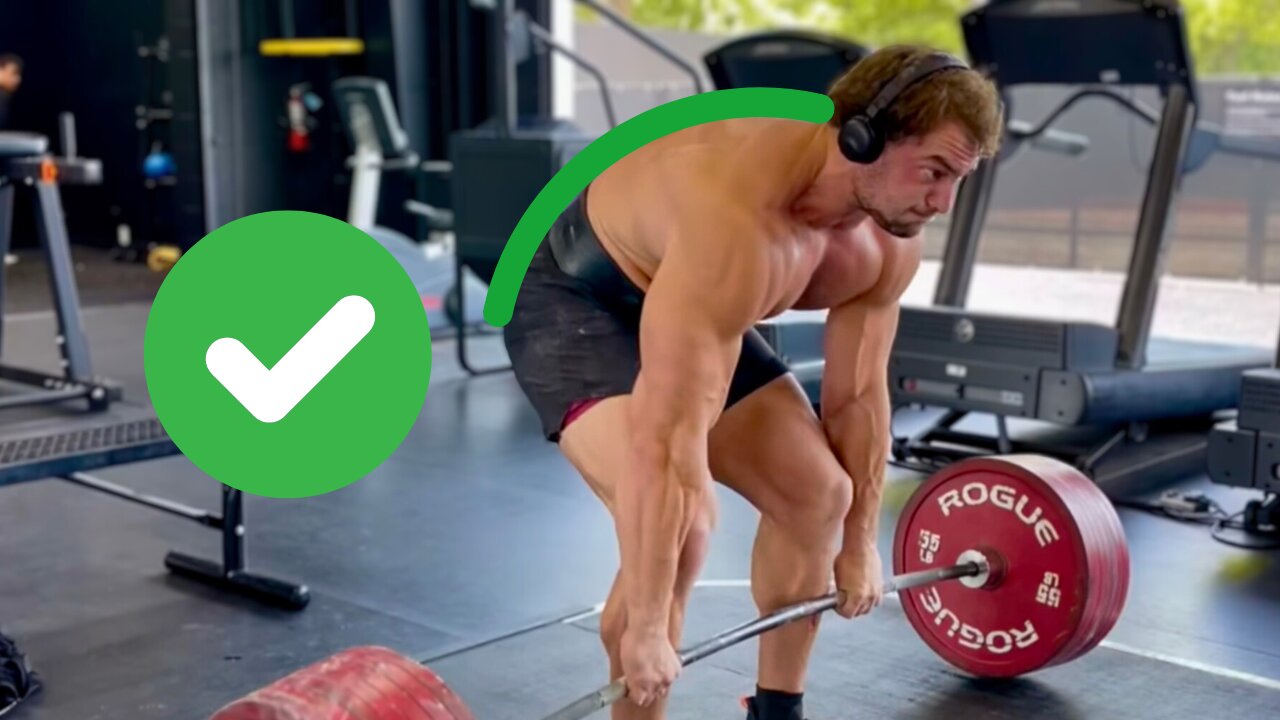 You SHOULD deadlift with a rounded back