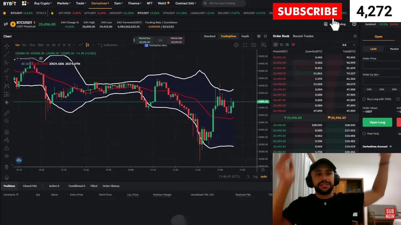 Live Cryptocurrency Trading