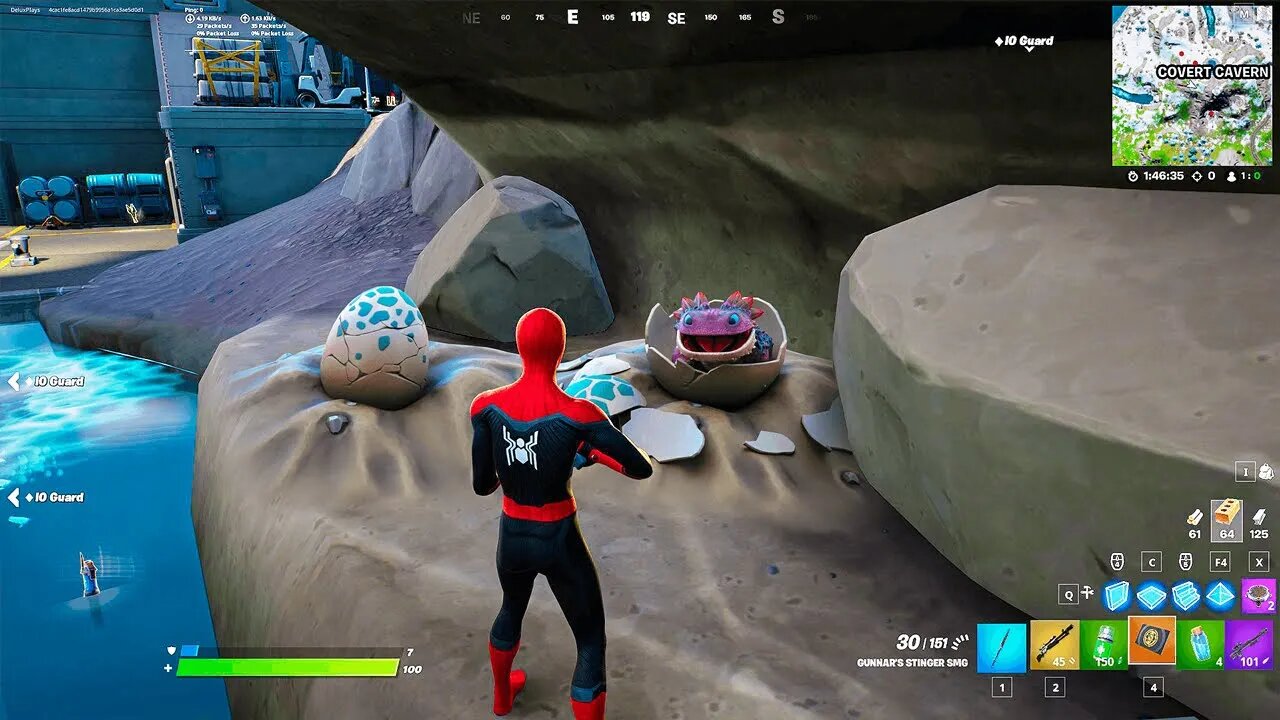 THE NEW GROTTO UPDATE in Fortnite! BABY KLOMBO EGGS in Covert Cavern