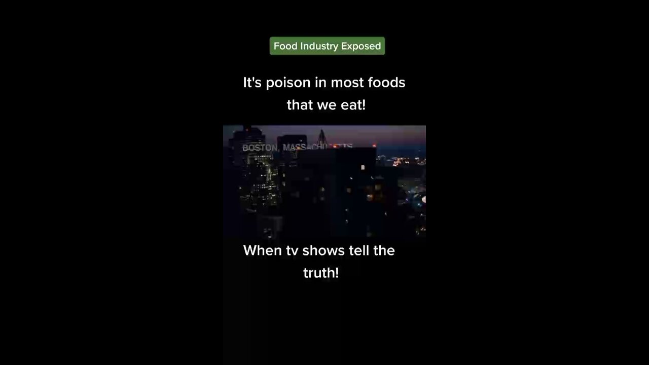 It’s poison in most foods we eat!