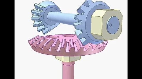 2850 Transmission with teeth uncompleted gears 16