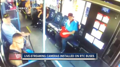 Livestreaming cameras installed on RTC buses