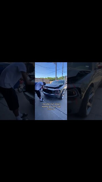 THAT TIME MONEY MYA WRECKED MY CAR! 😤😢 #treyco #shortsfeed #shortsvideo #shorts #mo3 #fyp #charger