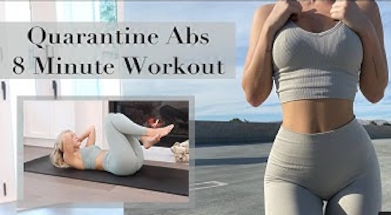 🔴 QUARANTINE ABS | 8 Minute Go-To Cinch Waist Workout 💪