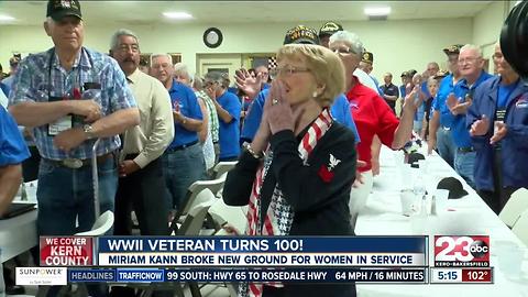 WWII veteran celebrates 100th birthday