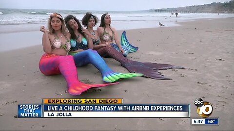 Mermaid experience available in San Diego