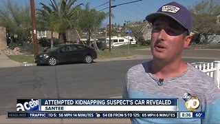 Attempted kidnapping suspect's car reveal