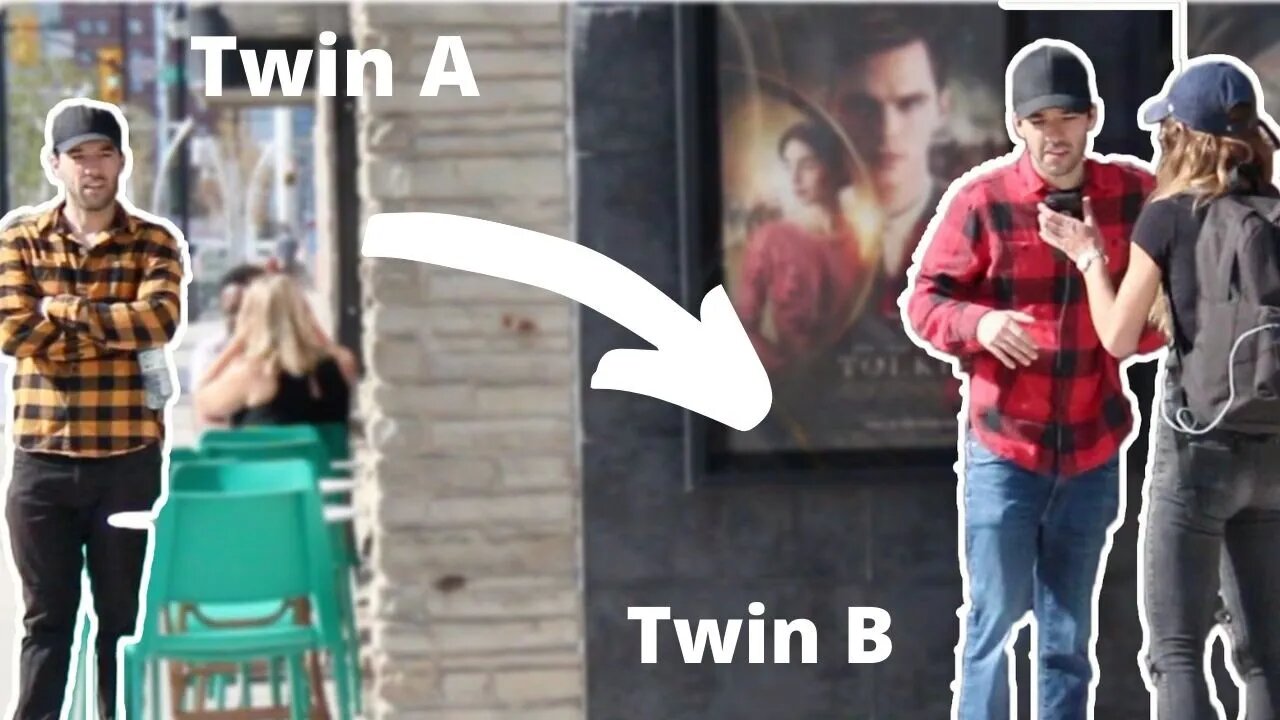 TWIN SWITCH UP IN PUBLIC PRANK!