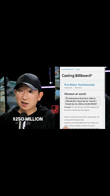 Biden Is So Bad, They're Hiring Random People For Pro-Biden Testimonials