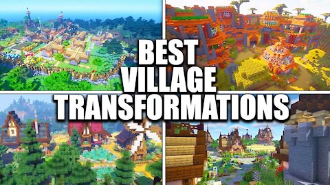 BEST Minecraft Village Transformations of ALL Time