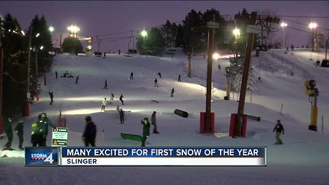 Residents getting prepared for the first snowfall