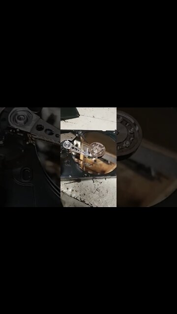 This is what's in your computer hard drive. #shorts #harddisk #computer
