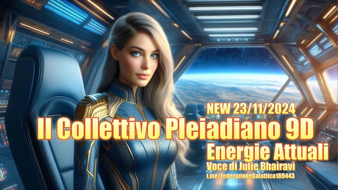 NEW 23/11/2024 Il Collettivo Pleiadiano 9D: Energie Attuali - Voce di Julie Bhaìravì