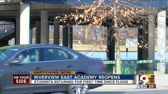 Riverview East Academy reopens after Ohio River flooding