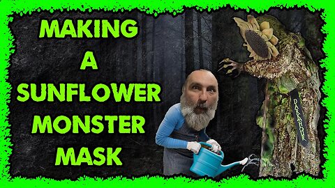 Making a Sunflower Monster Mask