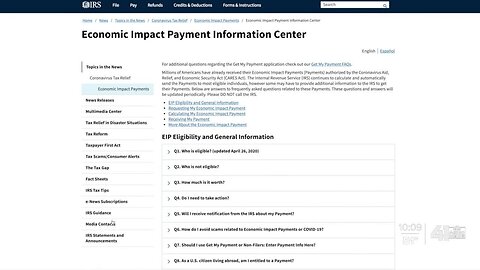 IRS: Direct-deposit deadline for stimulus check is Wednesday